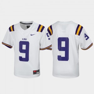 Louisiana State Tigers Untouchable Football Youth #9 Jersey - White 372141-981