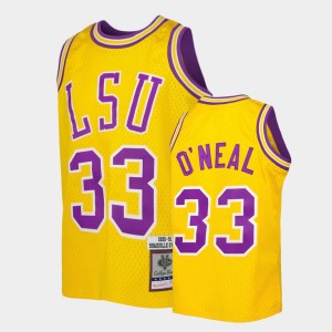 Shaquille O'Neal LSU Tigers Replica Youth #33 Jersey - Gold 571530-281